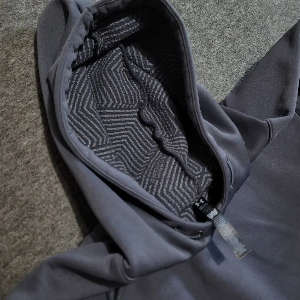 Under Armour Medium cold gear goodie flannel lining hoodie pocket youth juniors